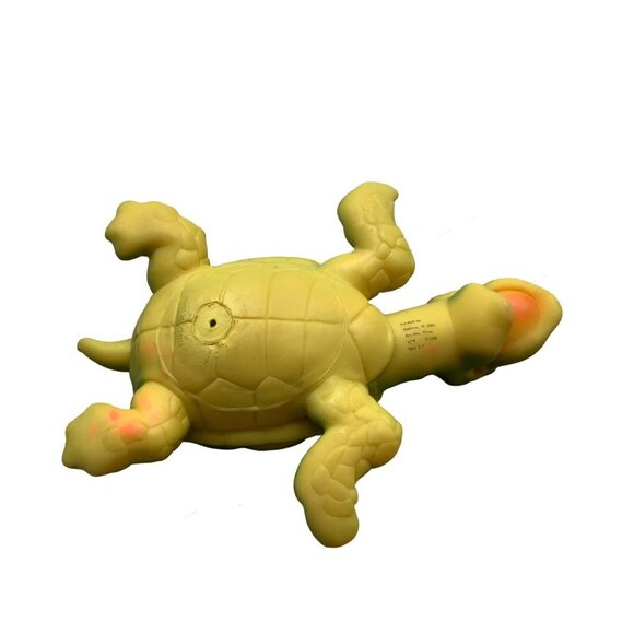 Fun Stuff Inc Green Heavy Plastic Anthropomorphic Face Turtle 8 Inch Toy - Picture 4 of 6